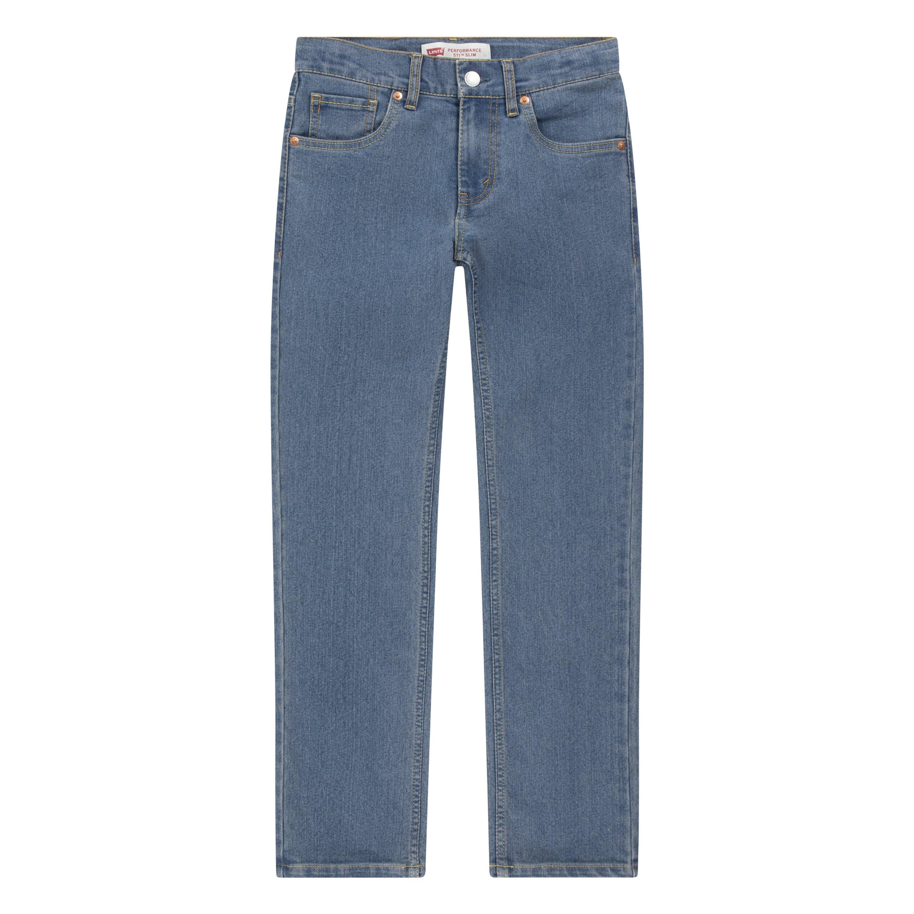 Levi's Big Boys' 511 Slim Fit Performance Blue Wash Denim Jeans - BLUE